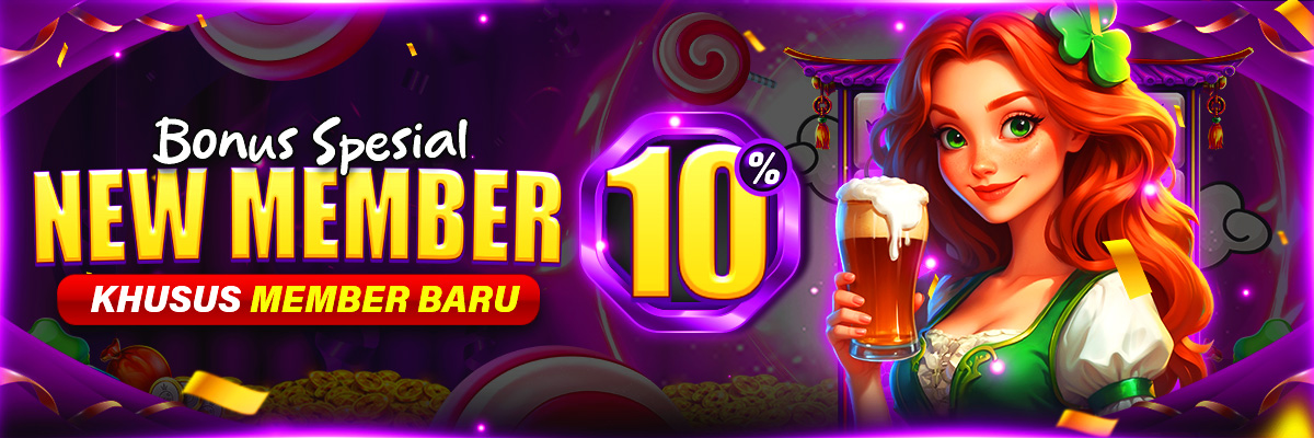 BONUS NEW MEMBER 10%